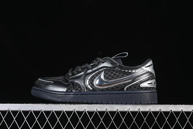 All categories Air Jordan Jordan series basketball shoes Air Jordan 1 Low Air Jordan 1 Low "MM V3" AJ1 Joe 1 space gray low-top cultural and casual sneakers HQ2186-001